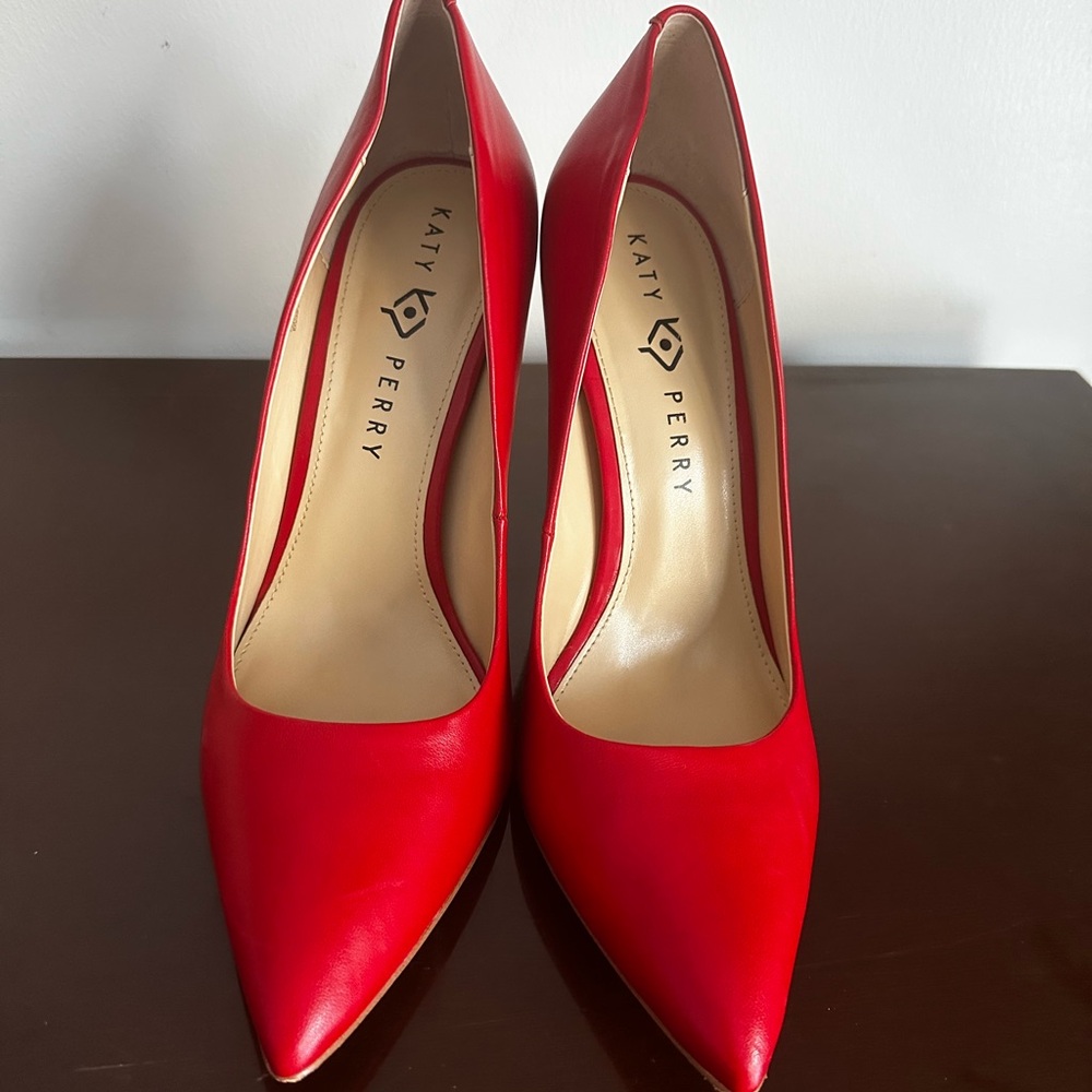 Katy Perry Collections Red Heels with Stiletto Design